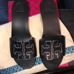 Tory Burch Black Wedge